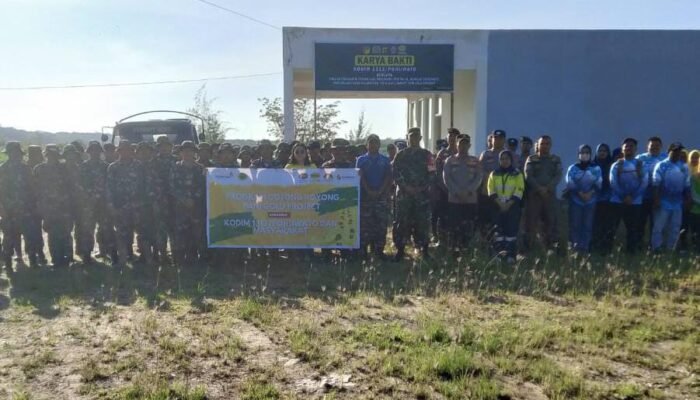 Kodim 1313/Pohuwato Gelar Karya Bakti TNI AD di Desa Palopo