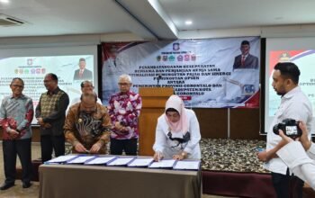 Suharsi Igirisa Hadiri Penandatanganan PKS  dan Perjanjian MoU dengan Pemprov Gorontalo