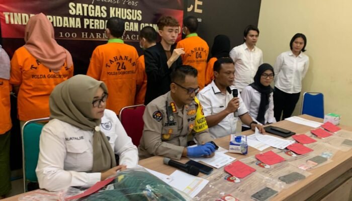 Polda Gorontalo Amankan Enam Tersangka yang Terlibat Open BO di Kos-kosan Telaga