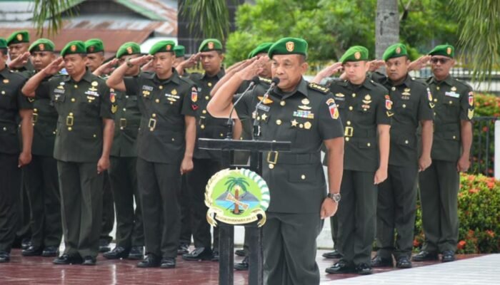 Menghormati Pahlawan, Korem 133/NW Laksanakan Ziarah Rombongan di TMP Pentadio