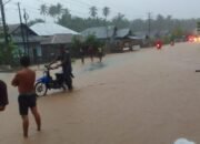 Hujan Deras Akibatkan Banjir di Kecamatan Paguat, Pohuwato