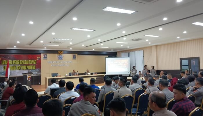 Amankan Nataru, Polda Gorontalo Siapkan 162 Personel untuk Operasi Lilin Otanaha 2024
