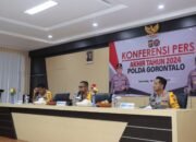 Polda Gorontalo Perkuat Hubungan dengan Media Lewat Konferensi Pers Akhir Tahun 2024