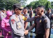 Kapolda Gorontalo Pimpin Upacara Kenaikan Pangkat 160 Personel dan 5 PNS Polri