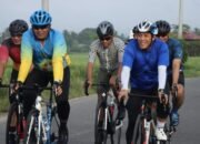 Wakapolda Gorontalo Ajak PJU Polda Gowes Bersama untuk Jaga Kesehatan