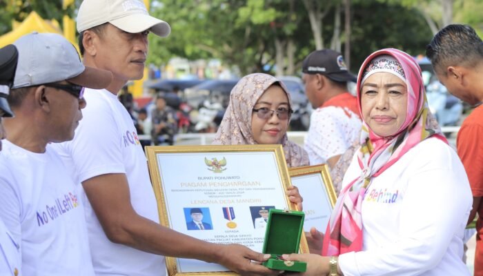 Peringatan Hari Desa Pohuwato 2025, Desa Motolohu Raih Juara Lomba Desa Tingkat Provinsi