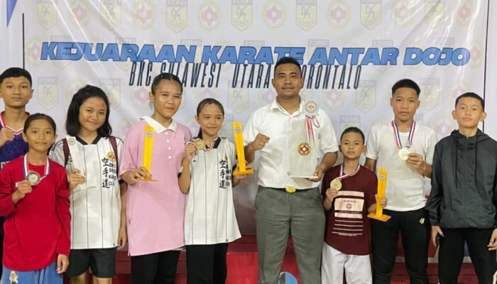 Prestasi Mengesankan, BKC Kodim 1314 Gorut Borong Medali di Kejuaraan Karate 2025
