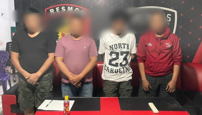 Empat Tersangka Kasus Penggelapan Mobil Rental di Kota Gorontalo Diamankan Polisi