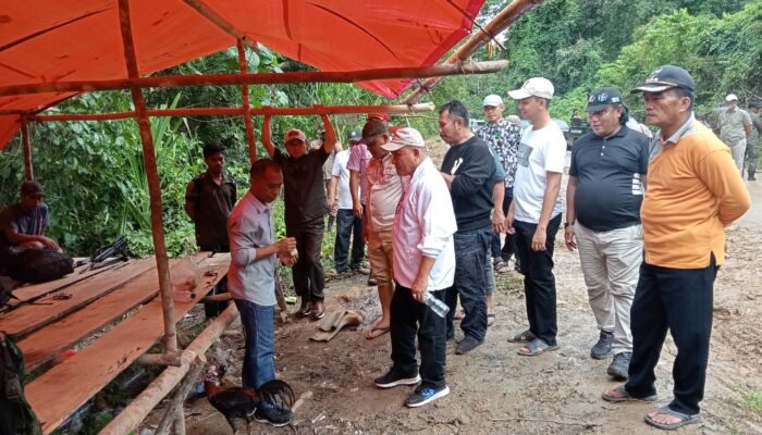 Tindaklanjuti Keluhan Warga, Bupati-DPRD Pohuwato Kunjungi Lokasi PETI di KM 18 Popayato