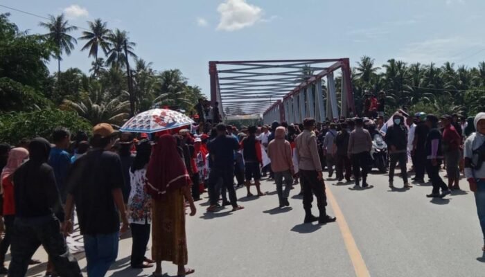 Ribuan Masyarakat Taopa Gelar Unjuk Rasa, Tuntut Penutupan Tambang Ilegal