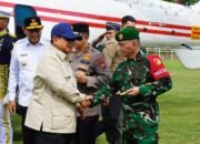 Bersama Presiden RI, Danrem 133/NW Tinjau Penataan Kampung Nelayan Merah Putih