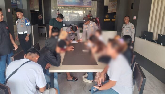 Empat Pasangan Bukan Suami Istri Diamankan dalam Operasi Pekat Otanaha I-2026 di Pohuwato