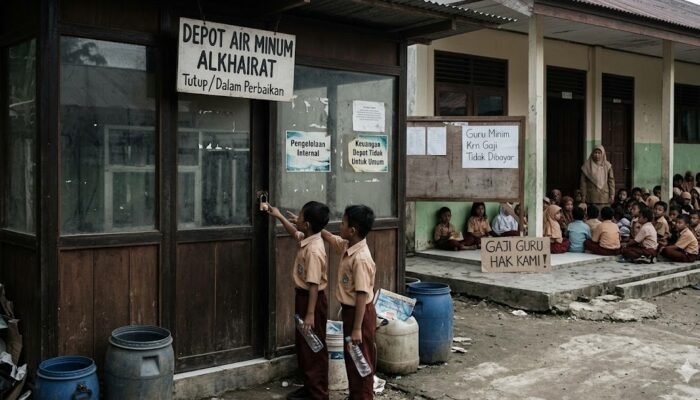 Polemik Sekolah Alkhairat Popayato Kian Memanas, Pengelolaan Depot Air hingga Krisis Guru Dipertanyakan