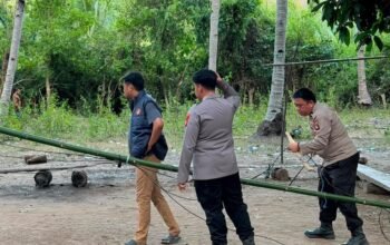 Polsek Popayato Bubarkan Praktik Sabung Ayam di Milangoda’a, Sejumlah Barang Disita