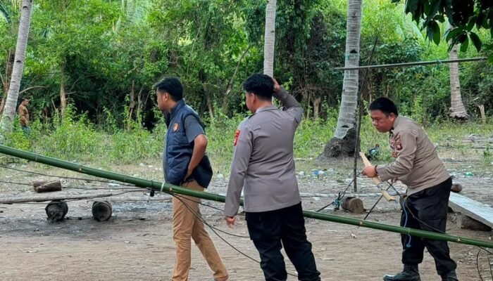Polsek Popayato Bubarkan Praktik Sabung Ayam di Milangoda’a, Sejumlah Barang Disita