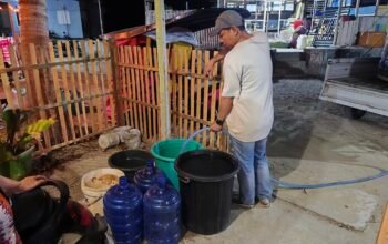 YR TIM Kolaborasi Tak Hanya Salurkan Air Bersih, Warga Diingatkan Waspada Kebakaran